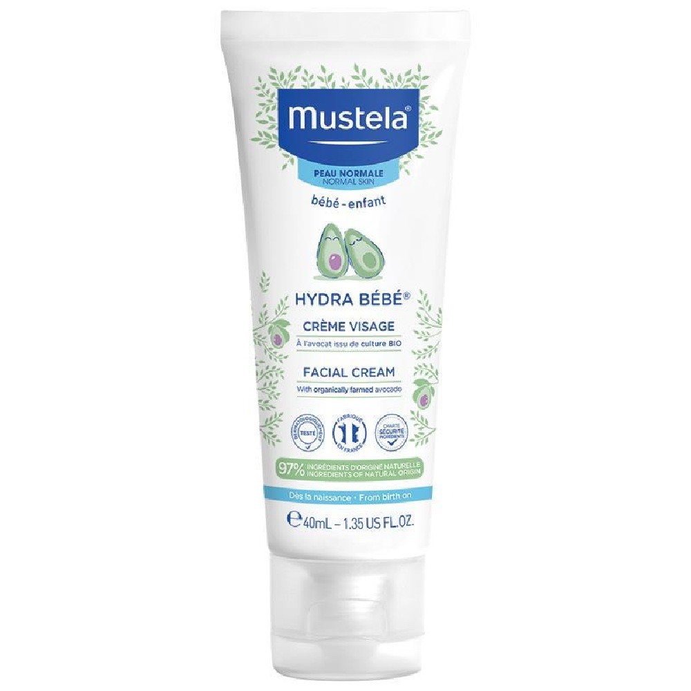 Mustela Hydra Bebe Facial Cream Ml With Farmed Avocado Skincare