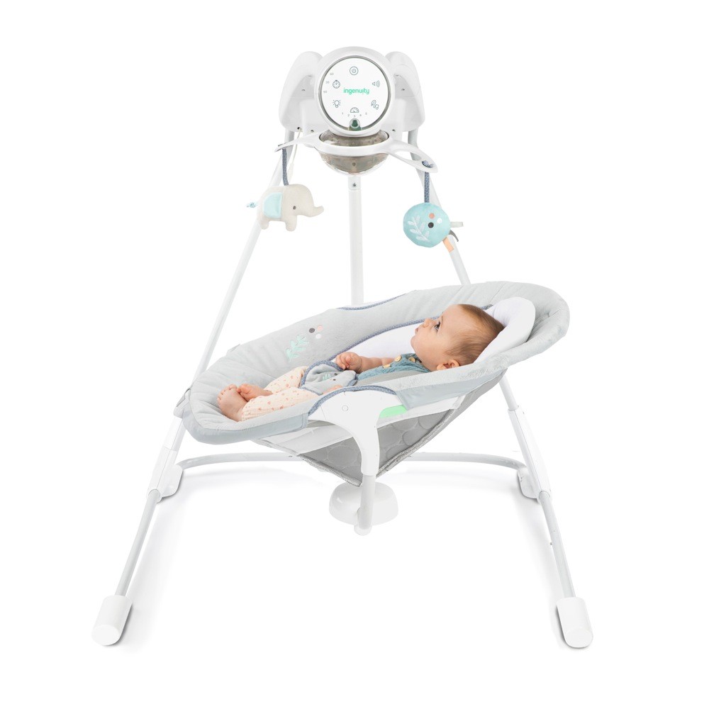 Ingenuity Inlighten Soothing Swing With Remote Dakota Swings Baby