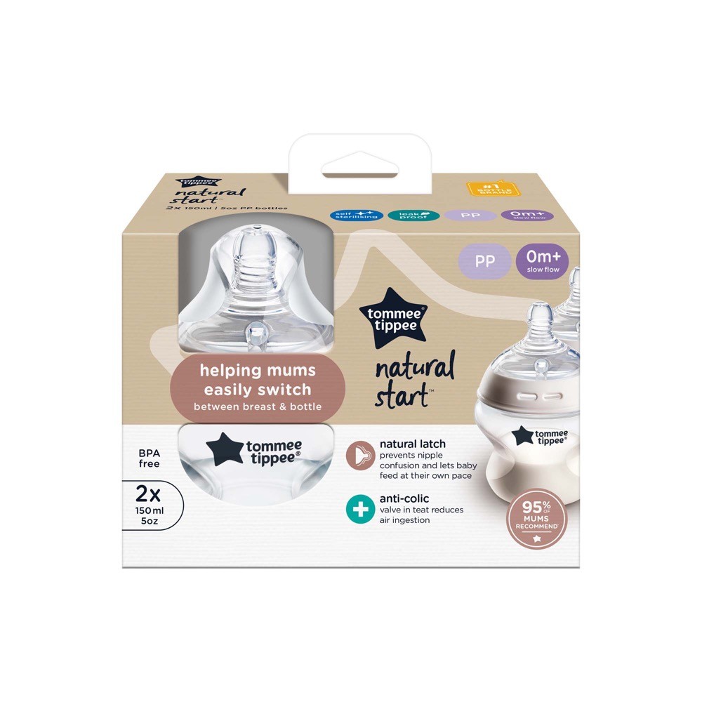 Tommee Tippee Natural Start Anti Colic Bottle With Slow Flow Teats