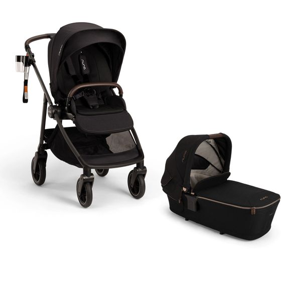 Nuna Swiv Stroller with Cup Holder & Lytl Bassinet Bundle