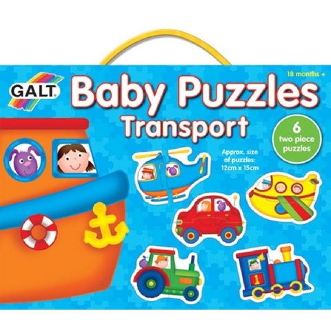 Galt Baby Puzzles Transport 2pc image 0 Large Image