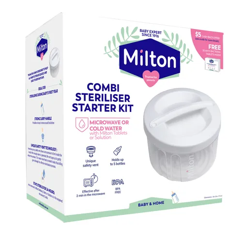 Milton Steriliser in Combi Starter Kit Baby Bunting AU