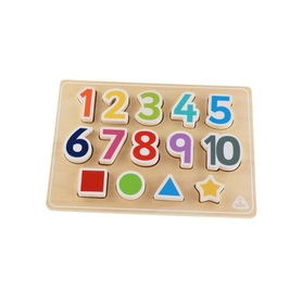 ELC Wooden Puzzle Shape And Numbers