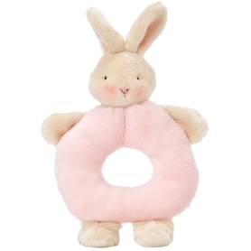 Bunnies By The Bay Ring Rattle - Pink Bunny