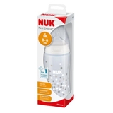 NUK First Choice Plus Bottle - 300ml - 0-6 Months - White image 0