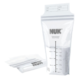 NUK Breast Milk Storage Bags - 25 Pack