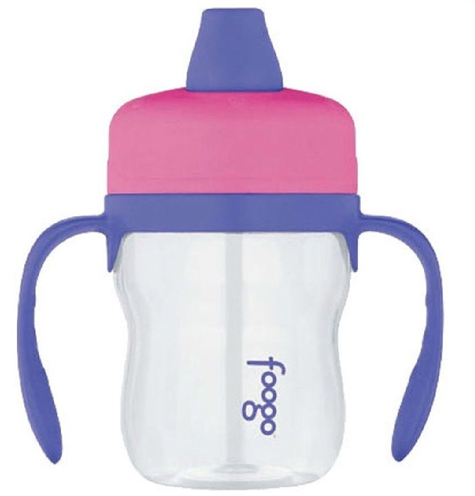 Thermos Foogo Tritan Soft Spout Sippy Cup with Handles Pink