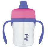 Thermos Foogo Tritan Soft Spout Sippy Cup with Handles - Pink - 235ml image 0