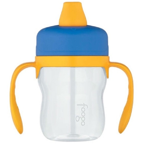 Thermos Foogo Tritan Soft Spout Sippy Cup with Handles - Blue - 235ml image 0 Large Image