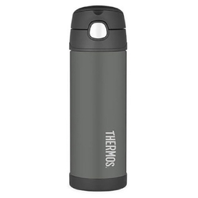Thermos Funtainer Bottle Insulated Charcoal 470ML