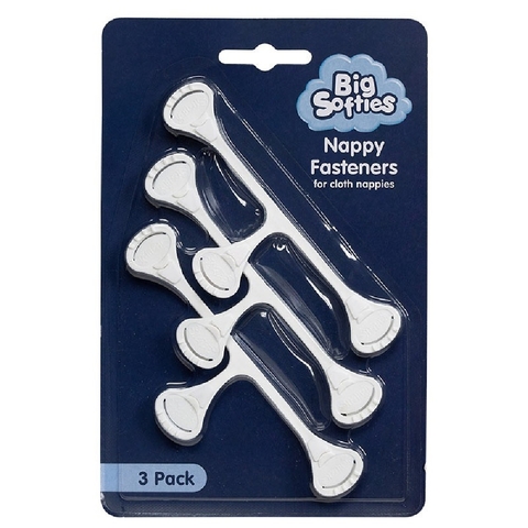 Big Softies Nappy Fasteners 3 Pack Assorted Colours image 0 Large Image