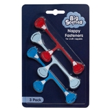 Big Softies Nappy Fasteners 3 Pack Assorted Colours image 2