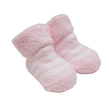 Playette Chenille Bootie Girls Pink 0-3M 2 Pack image 1