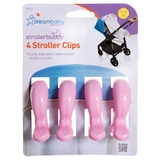 Dreambaby Stroller Clips 4pk Pink image 2