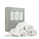 Little Bamboo Muslin Wrap Natural 3 Pack image 0