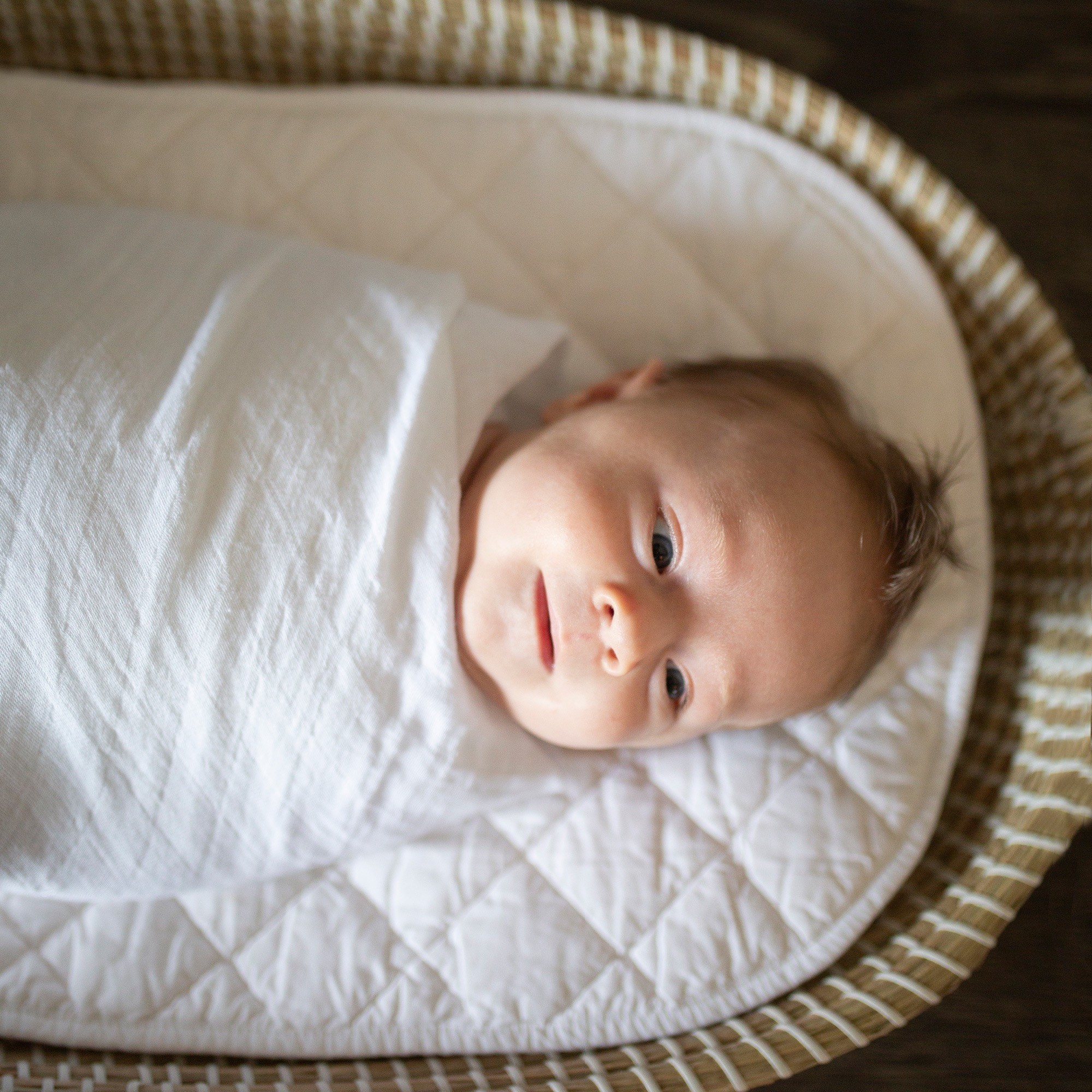 Little Bamboo Muslin Wrap Natural 3 Pack Wraps Baby Bunting AU