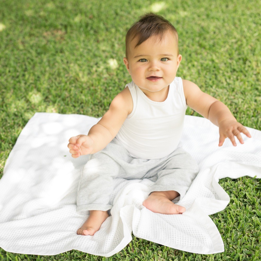 Little bamboo shop heirloom cot blanket