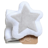 Playgro Star Mit & Wash Cloths Grey/White image 0
