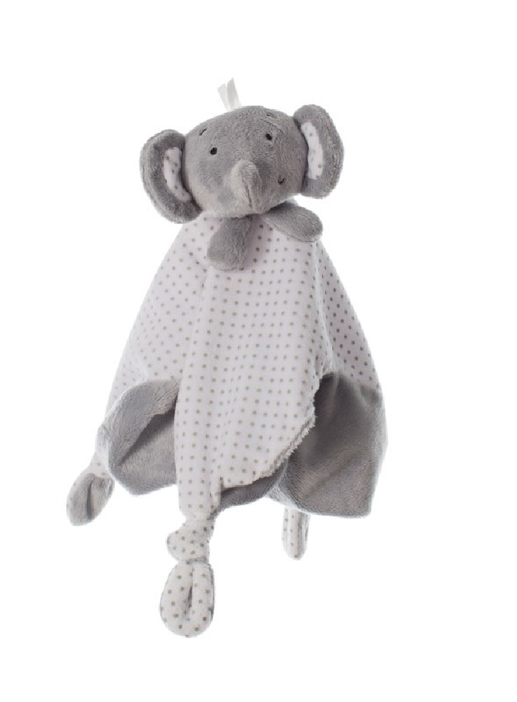 Playgro Comforter Elephant Grey/White | Nursery Collections | Baby Bunting AU