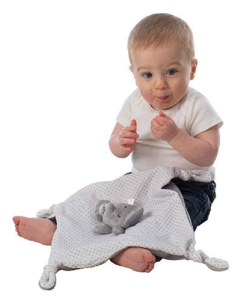 Playgro Comforter Elephant Grey/White Nursery Collections Baby