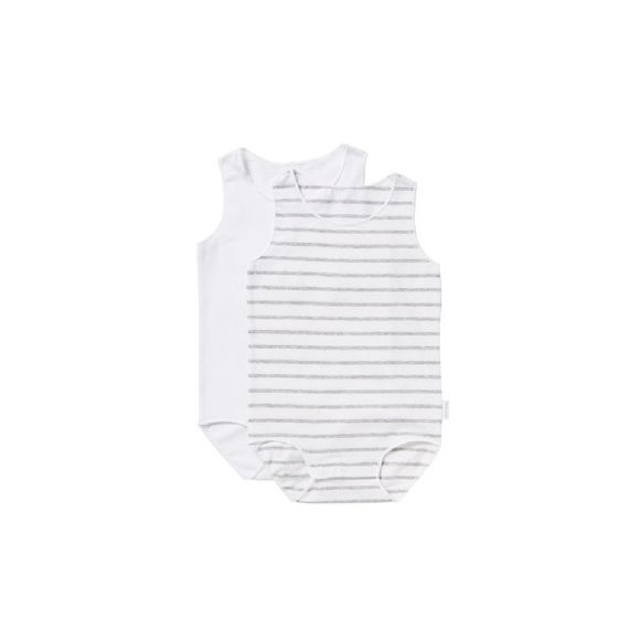 Bonds Wonderbodies Singlet Suit 2 Pack Grey/White