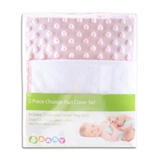 4Baby Dot Change Pad Cover With Liner Pinks image 1