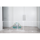 4Baby Noma Playpen Room Divider with Mat and Wall Fix White image 4