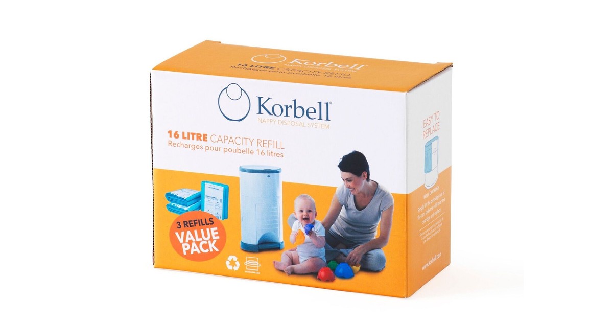Korbell Nappy Disposal Refill 3 Pack