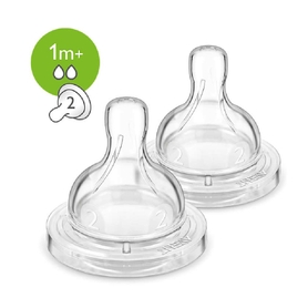 Avent With Anti Colic Valve Slow Flow Teats - 2 Pack