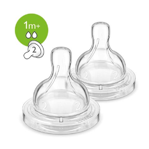 Avent With Anti Colic Valve Slow Flow Teats - 2 Pack image 0 Large Image