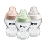 Tommee Tippee Closer To Nature Bottles - 260ml - 3 Pack image 0