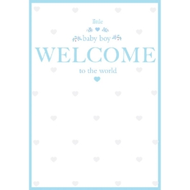 Henderson Greetings Card Baby Boy Pizazz Welcome