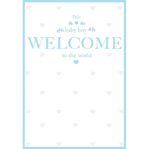 Henderson Greetings Card Baby Boy Pizazz Welcome image 0 Large Image