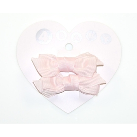 4Baby Grosgrain Bow Clips Pink