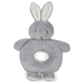 Bunnies By The Bay Ring Rattle - Grey Bunny
