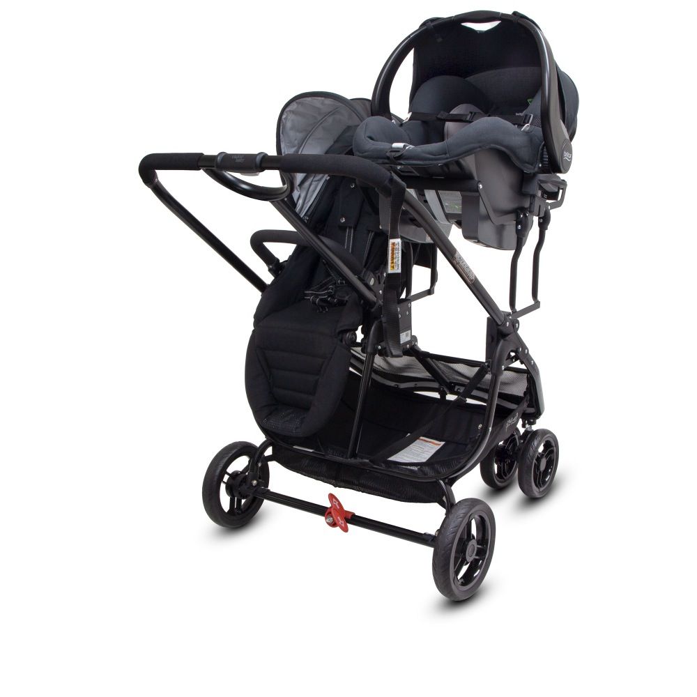 Valco Baby Snap Ultra Duo Coal Black Double Prams Baby Bunting AU