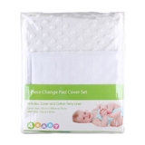 4Baby Dot Change Pad Cover With Liner White image 0