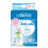 Dr Browns Options+ Narrow Neck - Anti Colic Bottle 60ML 2 Pack image 0