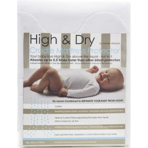 High & Dry Mattress Protector Cradle White image 0 Large Image