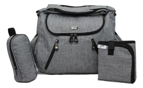 Great Expectations Nappy Bag Zoe Grey Baby Bunting AU