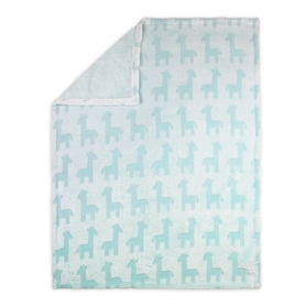 4Baby Burnout Blanket Giraffe Mint