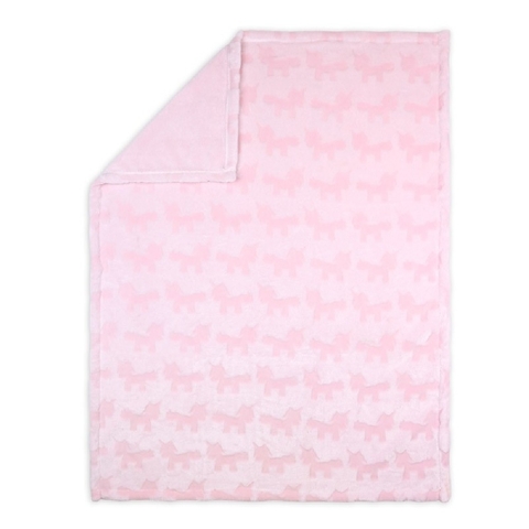 4Baby Burnout Blanket Unicorn Pink image 0 Large Image