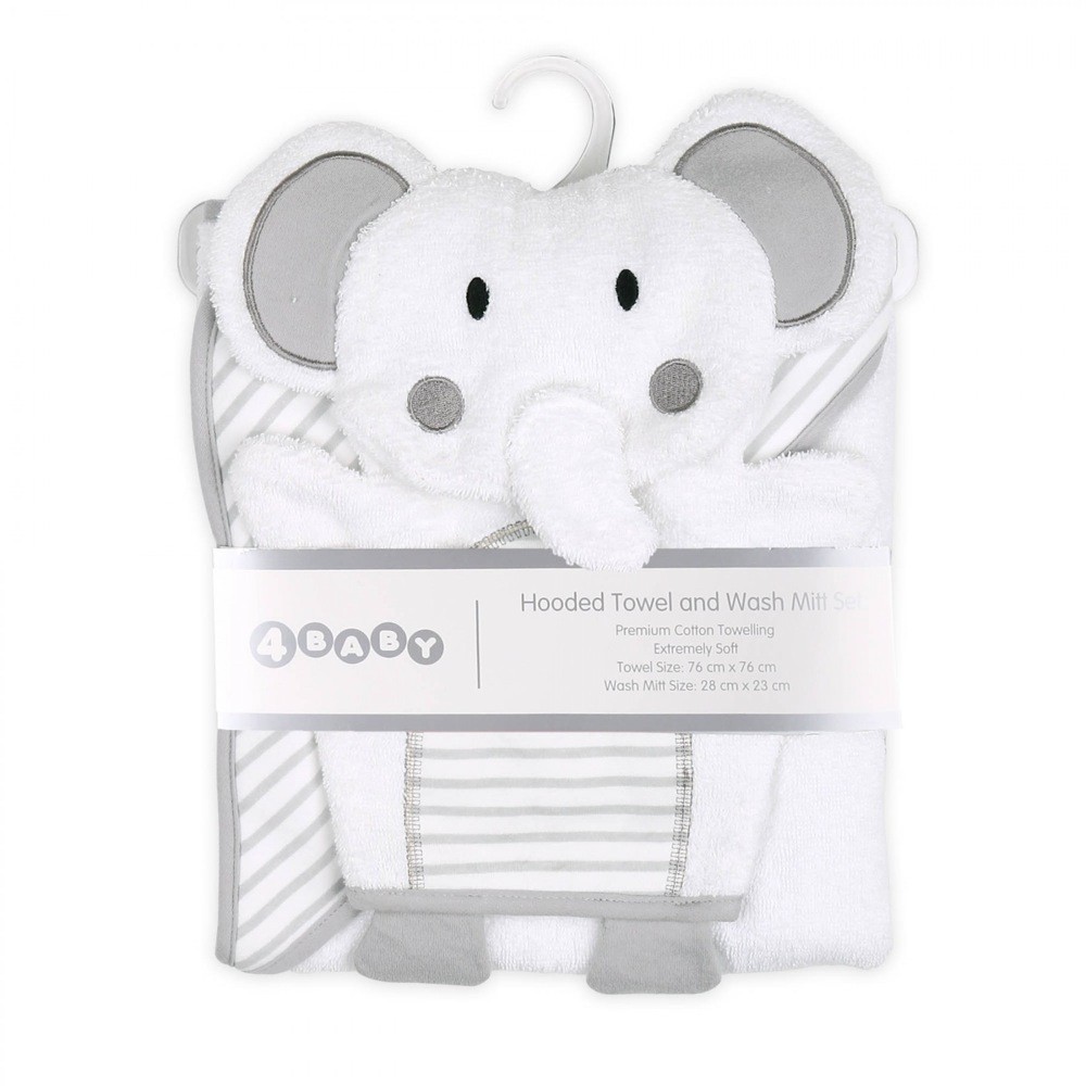 Elephant baby bath discount towel