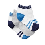 Bonds Sock Sportlet Blue 3 Pack image 0