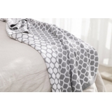 Playgro Knitted Blanket Honeycomb Grey/White image 0