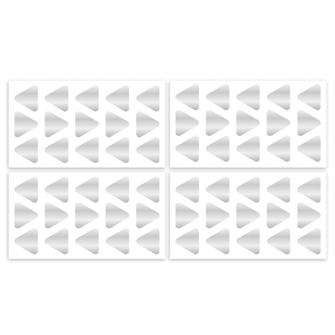 4Baby Wall Decal Triangles Silver image 0 Large Image