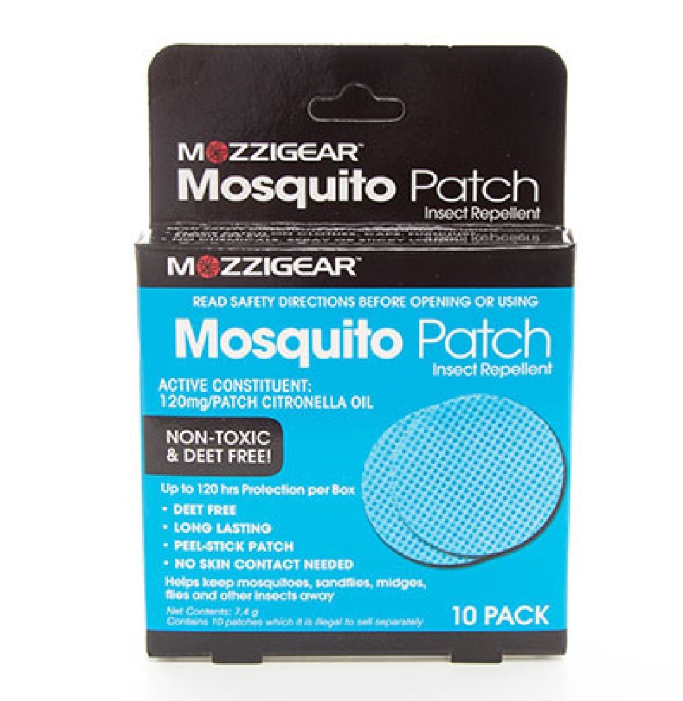 Mozzigear Mosquito Patch Box of 10 patches 