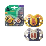 Tommee Tippee Closer To Nature Soother - Fun Style - 18-36 Months - 2 Pack image 1