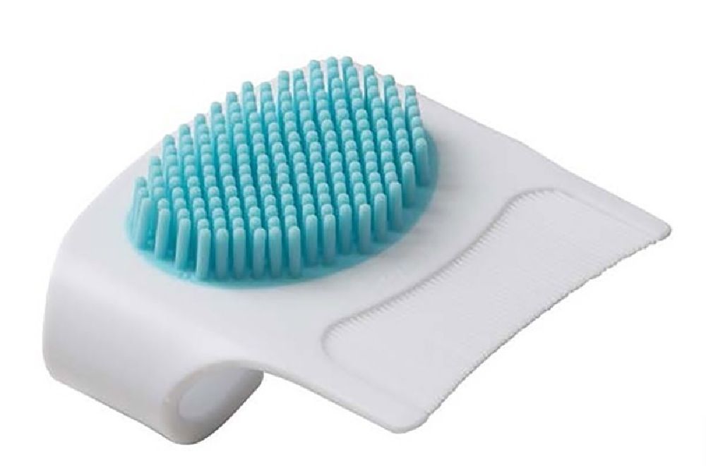 Safety 1st Cradle Cap Brush & Comb Arctic Blue | Cotton Wool Balls | Baby Bunting AU