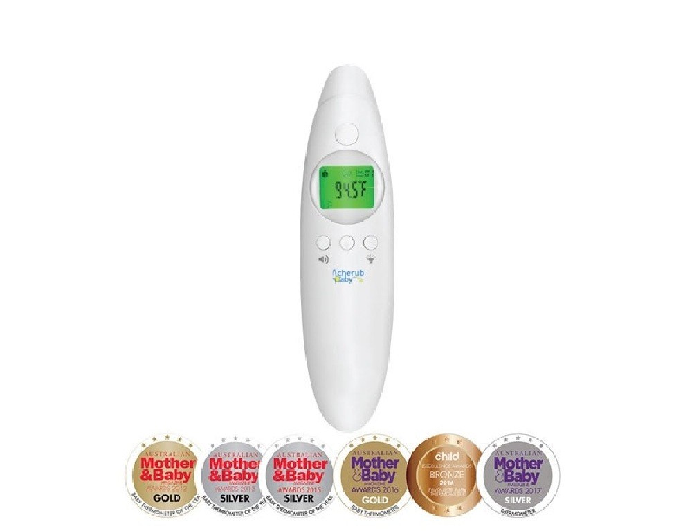 Cherub Baby Digital Ear & Forehead Thermometer 4in1 Thermometers
